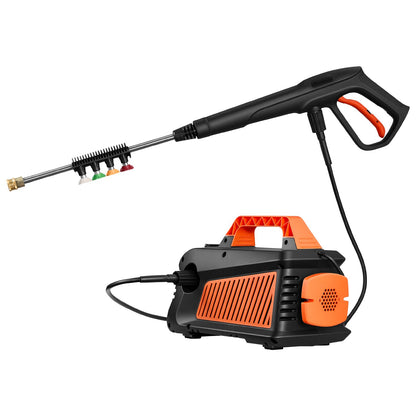 VEVOR Electric Pressure Washer, 2000 Max PSI 1.59 Max GPM, Portable Power Washer with 4 Nozzles, Metal Extension Wand, Built-in Carry Handle, Compact & Flexible for  Cars,Driveways,Patios,Fences,Home - BXDDGYQXJJLD4W2OG001V1 - view 10