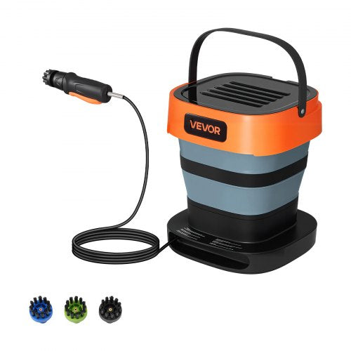 VEVOR Portable Cordless Pressure Washer with 2.64 Gal Tank, Foldable Power Washer 109 Max PSI 0.79 Max GPM, 3 Nozzles,Flexible 78.7 in Hose, Type-C Charging, for Bike Cleaning, Patio, Camping, Garden - BXDDGYQXJZLDWJ7LG001V1 - view 2