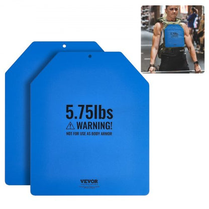 VEVOR Weight Vest Plates, 5.75 LB Pairs, Premium Steel Weighted plates, Contoured Ergonomic Fit – WODs, Additional Weight for Weight Vests, for Strength Training, Running, Fitness, Heavy Workouts - BXGBPBSP575LAIMTJV0 - view 2
