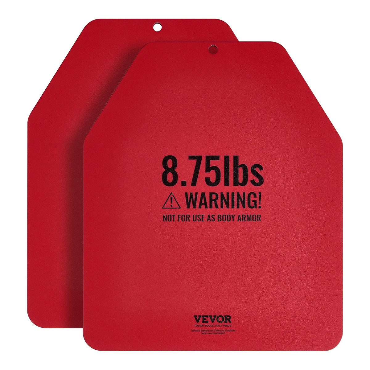 VEVOR Weight Vest Plates, 8.75 LB Pairs, Premium Steel Weighted plates, Contoured Ergonomic Fit – WODs, Additional Weight for Weight Vests, for Strength Training, Running, Fitness, Heavy Workouts - BXGBPBSP875LPAWECV0 - view 10