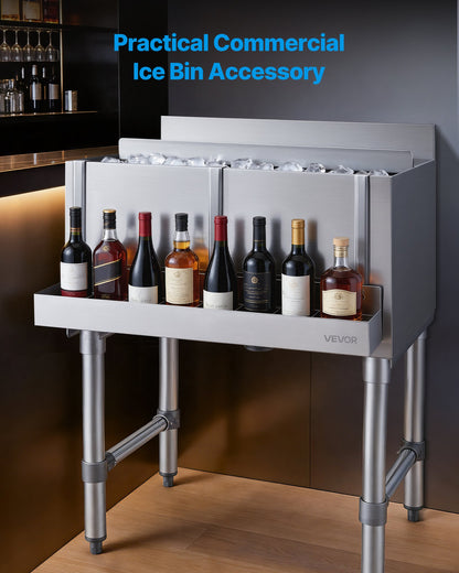 VEVOR Stainless Steel Bottle Holder, 24 Inch Bar Speed Rail, Liquor Bottle Holder Rack with Bolt-On Mounting & Hook-On Mounting, Wall Mounted Syrup Rack for Kitchen, Bar, Restaurant, Pub, Silver - BXGCBCPJQZJJX28OV001V0 - view 4