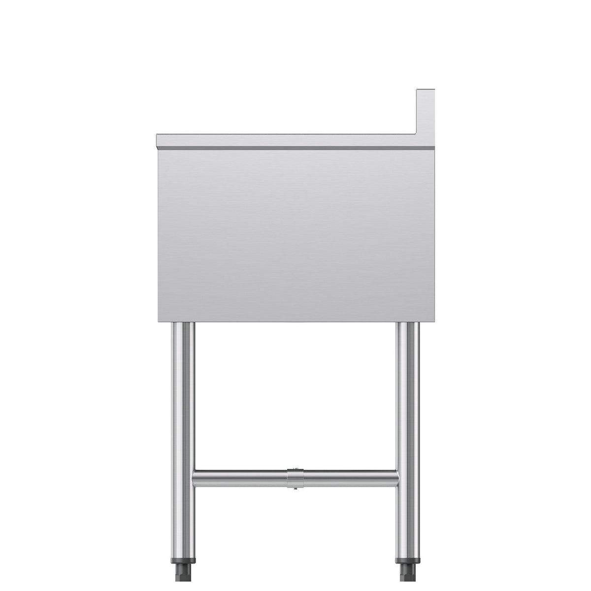 VEVOR 3 Compartment Sink, 18-Gauge 304 Stainless Steel, 10" x 14" x 10" Bowl Size, 3 Bay Commercial Under Bar Sink with Backsplash and Efficient Drainage for Kitchen, Restaurant, Food Truck & Home Use - BXGDLSSCMSSC0LHIC001V0 - view 10