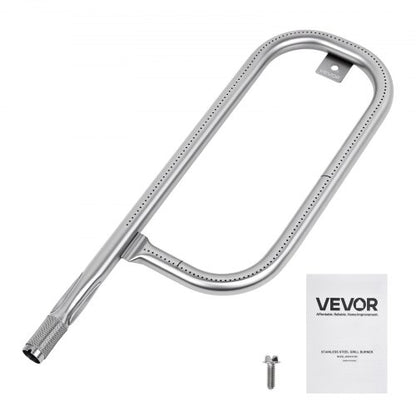 VEVOR Grill Burner Tube for Weber Q100, Q120, Q1000, Q1200, Baby Q Gas Grills, 17 inch 304 Stainless Steel Tube Burner for Weber 516001, 516002, 50060001, Replacement Part 69957, 60040, 41657, 45657 - BXGGRSQPX17ILAPUR001V0 - view 2