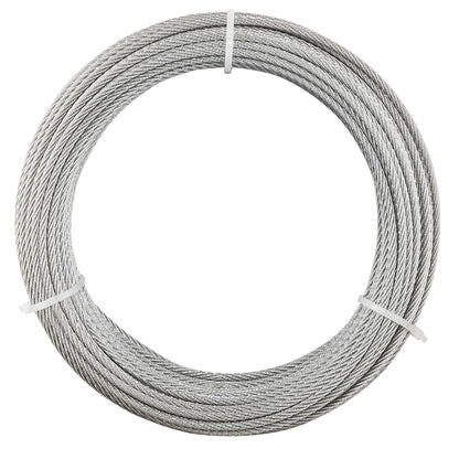 VEVOR 1/8 Inch Wire Rope Kit, 100 ft Length, 304 Stainless Steel Wire Cable with Cutter, 1600 lbs Breaking Strength, 7 x 7 Strands Construction, Steel Cable for Deck Railing System, Garden Trellis - BXGGSSBXG304SDKE0002V0 - view 10