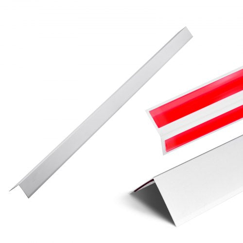 VEVOR Alluminum Alloy Wall Corner Protector, 2 x 2 x 48 inch, 12 Pack Metal Corner Guards, Edge Trim Protector 90-Degree Angle L Shape for Home,Office,Commercial Wall Protection, with 3m Tape - BXGHJ1LHJ12PE9XMM001V0 - view 2
