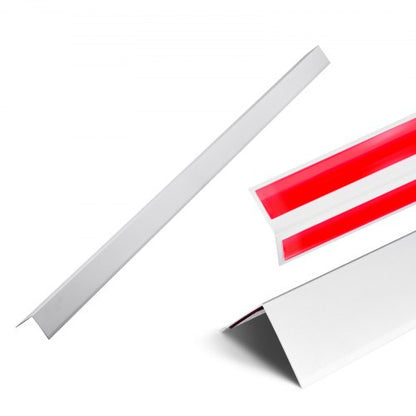 VEVOR Alluminum Alloy Wall Corner Protector, 2 x 2 x 48 inch, 12 Pack Metal Corner Guards, Edge Trim Protector 90-Degree Angle L Shape for Home,Office,Commercial Wall Protection, with 3m Tape - BXGHJ1LHJ12PE9XMM001V0 - view 2