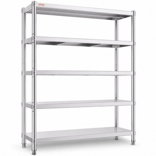 VEVOR Stainless Steel Shelving - Select Your Configuration - BXGHJ5C48X18.5YC1V0 - view 1