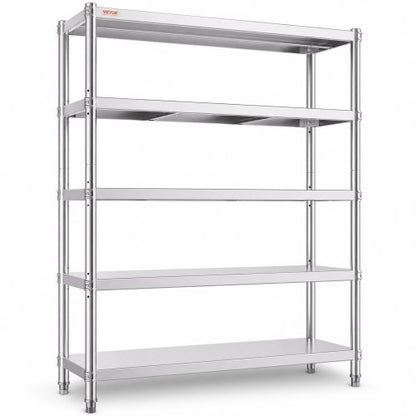 VEVOR Stainless Steel Shelving - Select Your Configuration - BXGHJ5C48X18.5YC1V0 - view 1