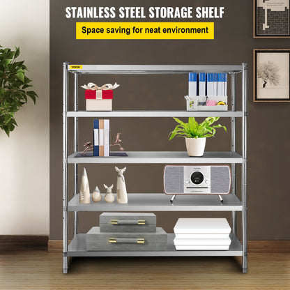 VEVOR Stainless Steel Shelving - Select Your Configuration - BXGHJ5C60X18.5YC1V0 - view 2
