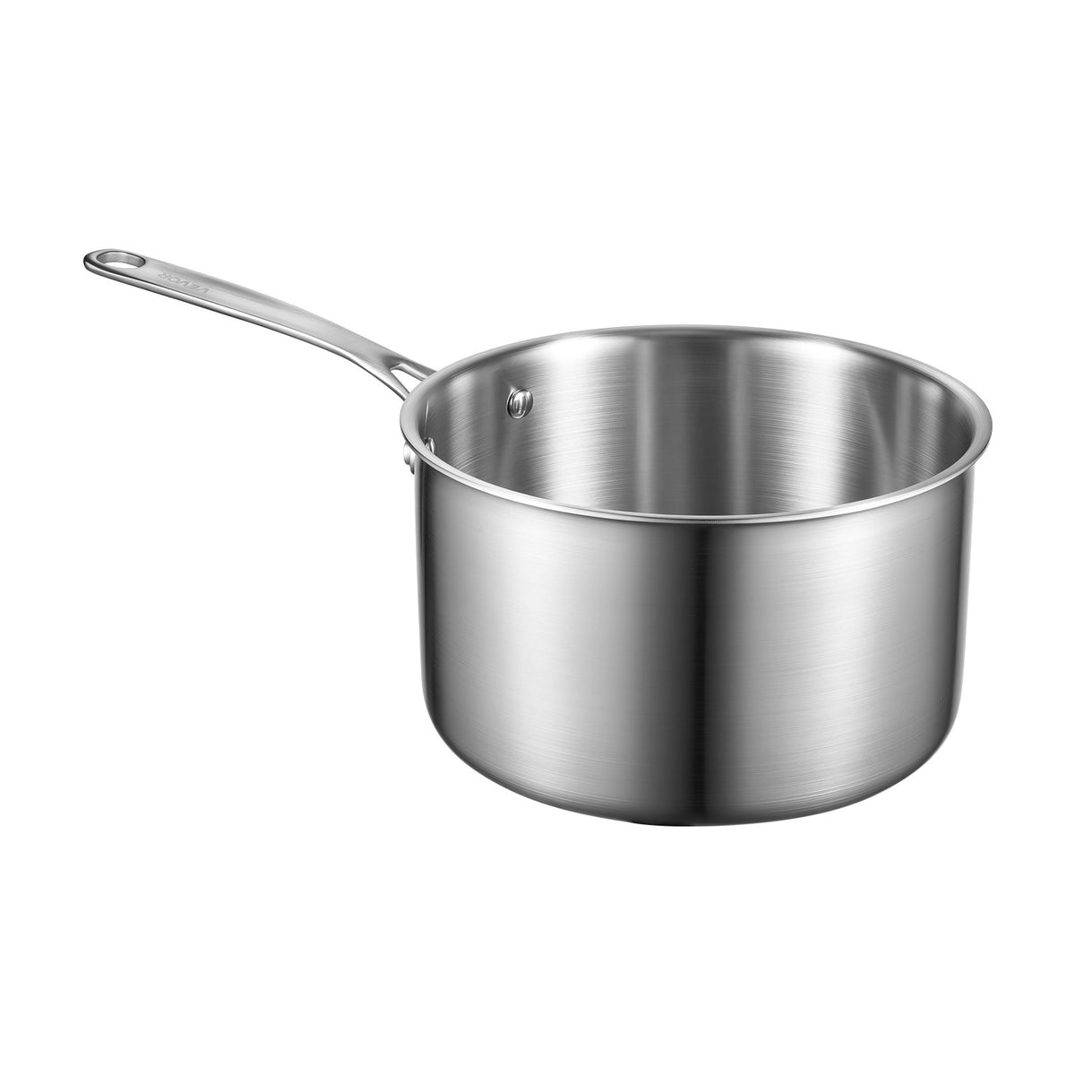 VEVOR 4 QT Saucepan, Stainless Steel Saucepan with Glass Lid, Multipurpose Nonstick Stainless Steel Small Cooking Sauce Pot with Ergonomic Handle, Friendly for Oven, Dishwasher, Induction Cooker - BXGJG4QT1JTWFU824001V0 - view 10
