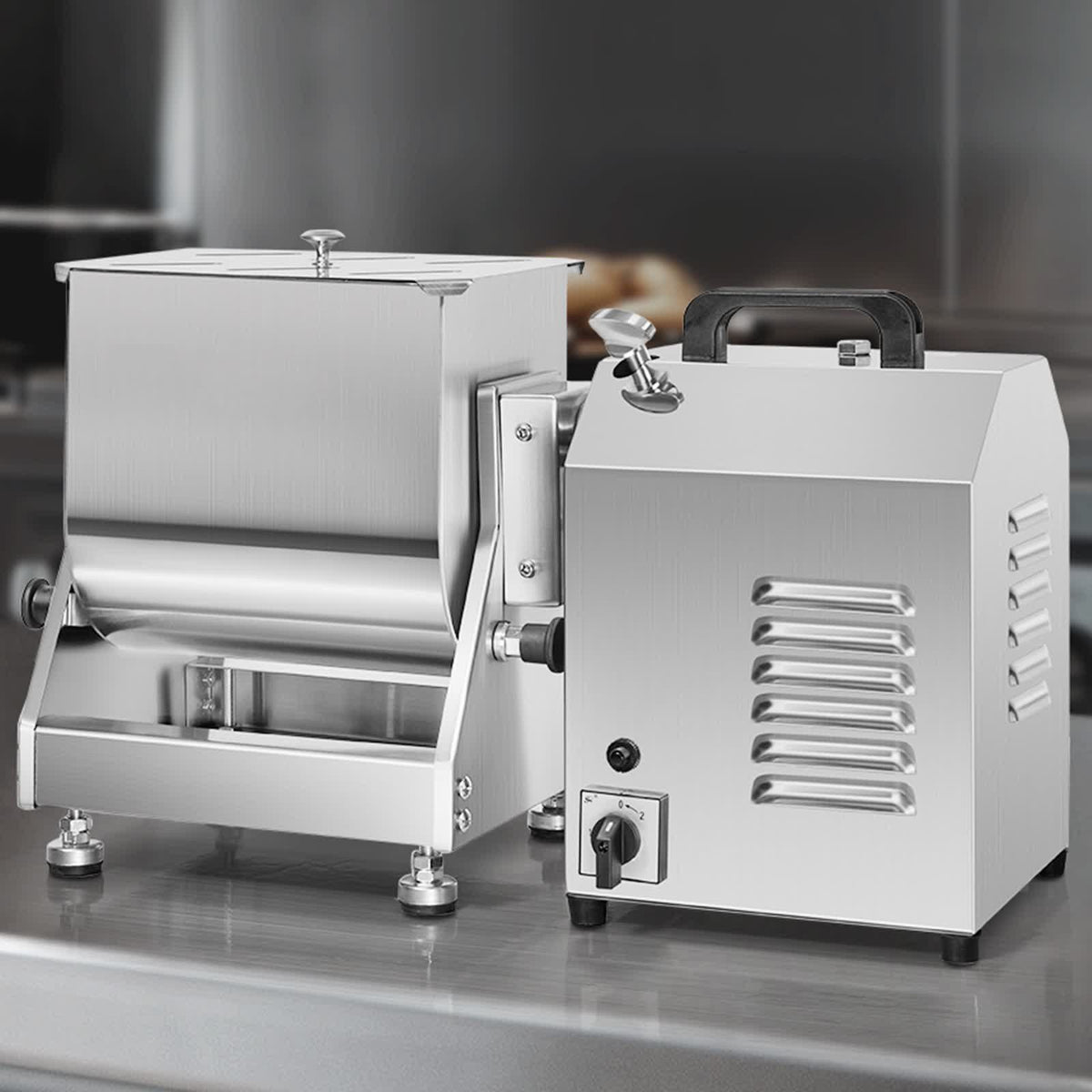 VEVOR Multi-functional Meat Processing Motor, Suitable for Meat Mixer, for VEVOR Manual Meat Mixer BME40, BME60, BME40-T - BXGRLJBJDDLS17QJ3V1 - view 8