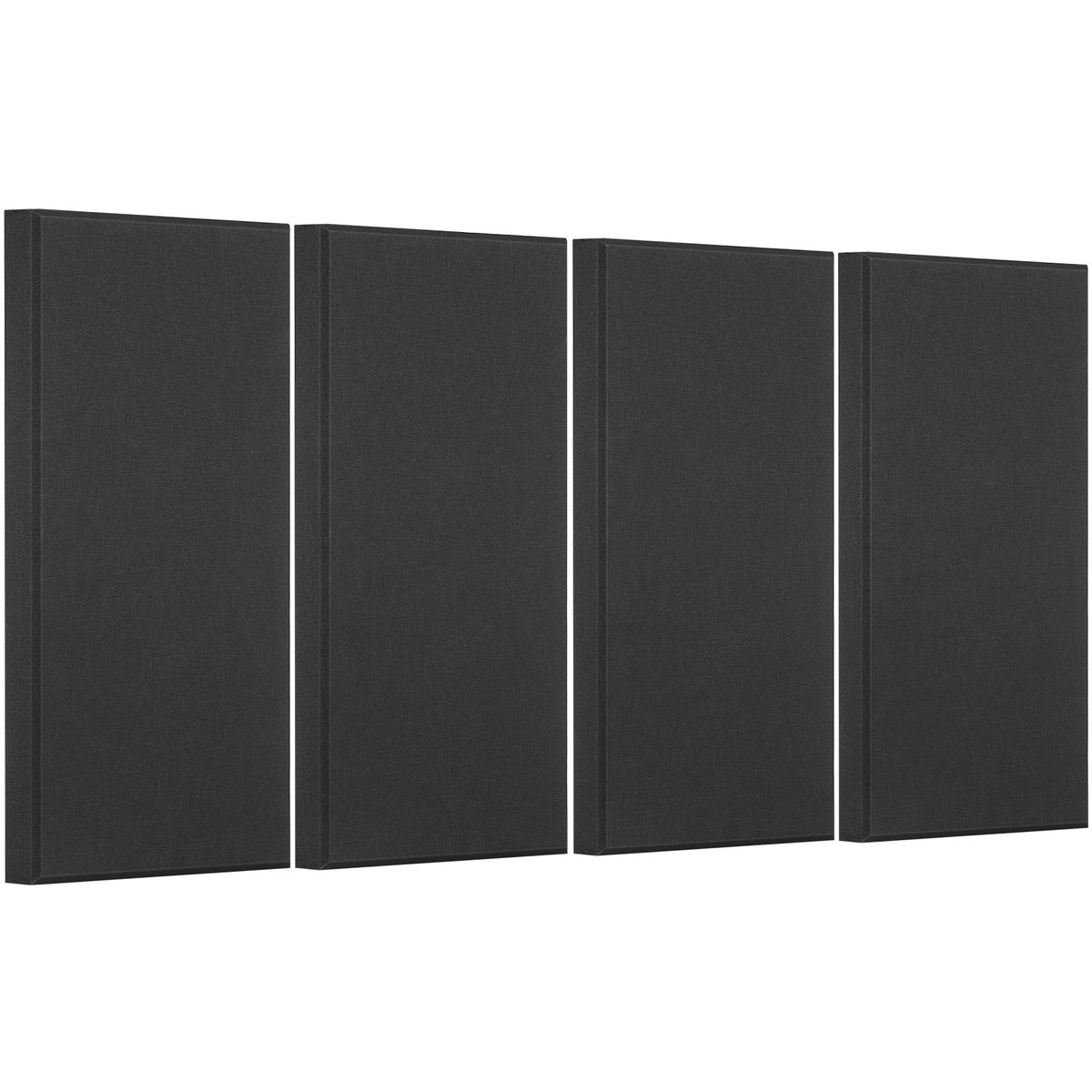 VEVOR 4 PCS Acoustic Panels, 2 inch Thick 23.6 x 11.8 inch Fiberglass Sound Absorbing Panels, Self-adhesive Soundproof Wall Boards, for Studios, Office, Home Theater,Meeting Room, Black - BXGYBHS6030C6ERCO001V0 - view 10