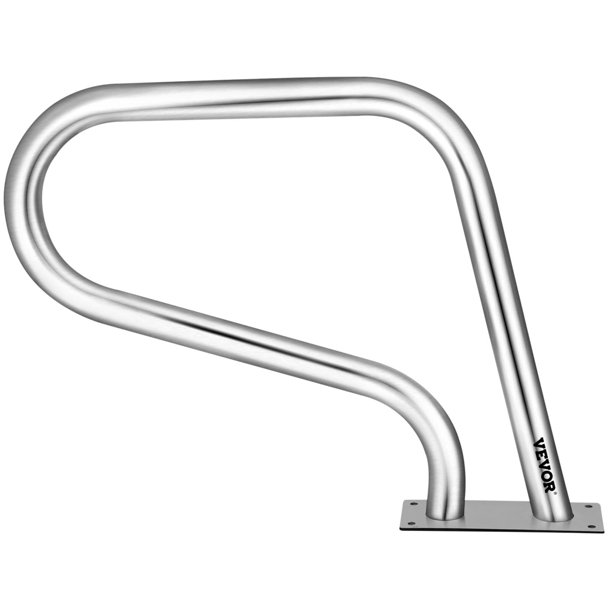 VEVOR Pool Rail 30x22 Pool Railing 304 Stainless Steel 250LBS Load Capacity Silver Rustproof Pool Handrail Humanized Swimming Pool Handrail with Blue Grip Cover & M8 Drill Bit & Self-Taping Screws - BXGYCFS3W30X22YC1V0 - view 9