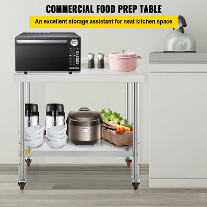 VEVOR Commercial Worktables - Select Your Configuration - BXGYDGZ362435W02CV0 - view 2