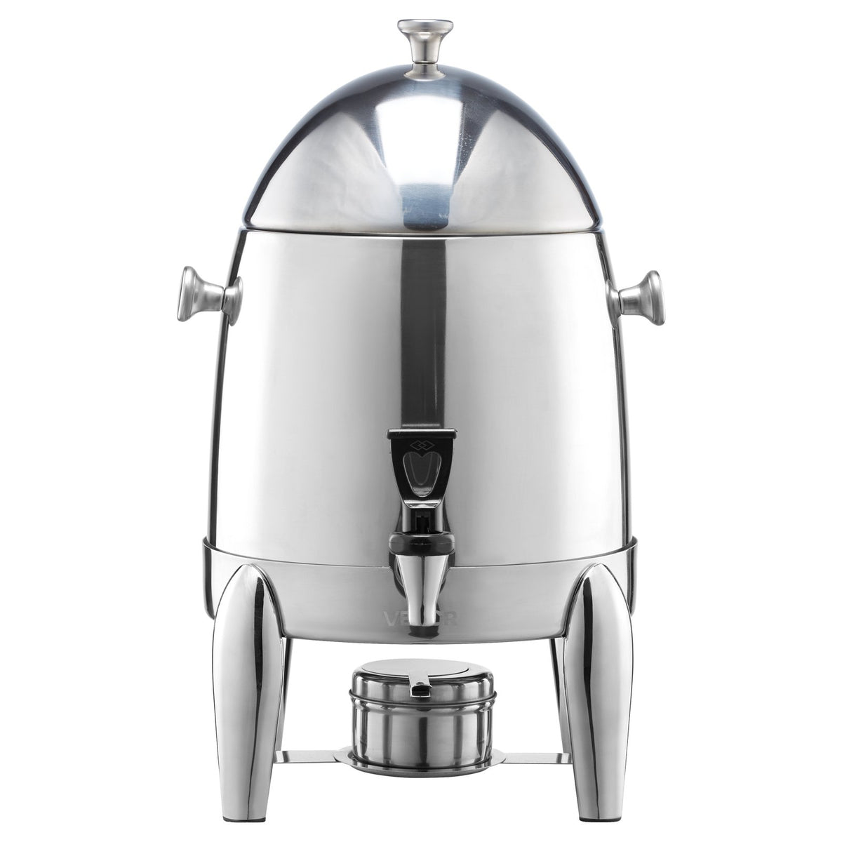 VEVOR Stainless Steel Beverage Dispenser, 2.7 Gallon Drink Dispenser  with Alcohol Burner, Hot & Cold Drink Dispensers for Coffee Tea Hot Water, with Spigot Ice Tube, for Restaurants, Hotels, Parties - BXGYLFPQBXGSQ0G7U001V0 - view 10