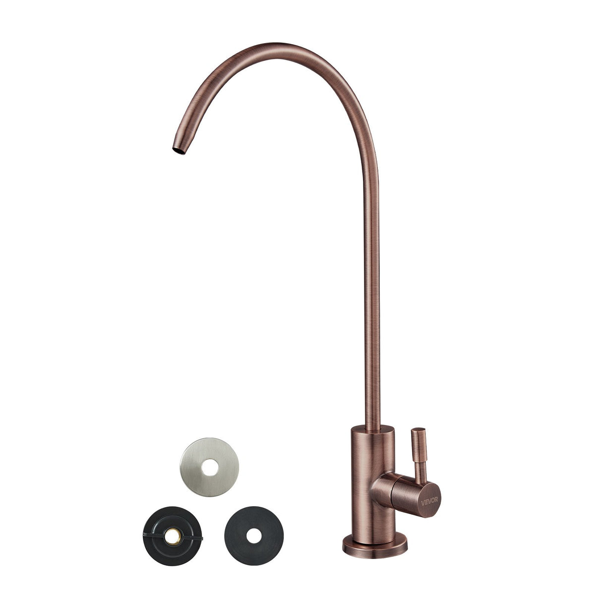 VEVOR Ro Water Faucet, Lead-Free Stainless Steel Faucet, Drinking Water Faucets with Solid Brass Valve, Anti-Rust & Durability Drinking Water Faucets For Kitchen, Bar Counter, Cafe, Antique Bronze - BXGZTBSGLSLTCHT9T001V0 - view 1