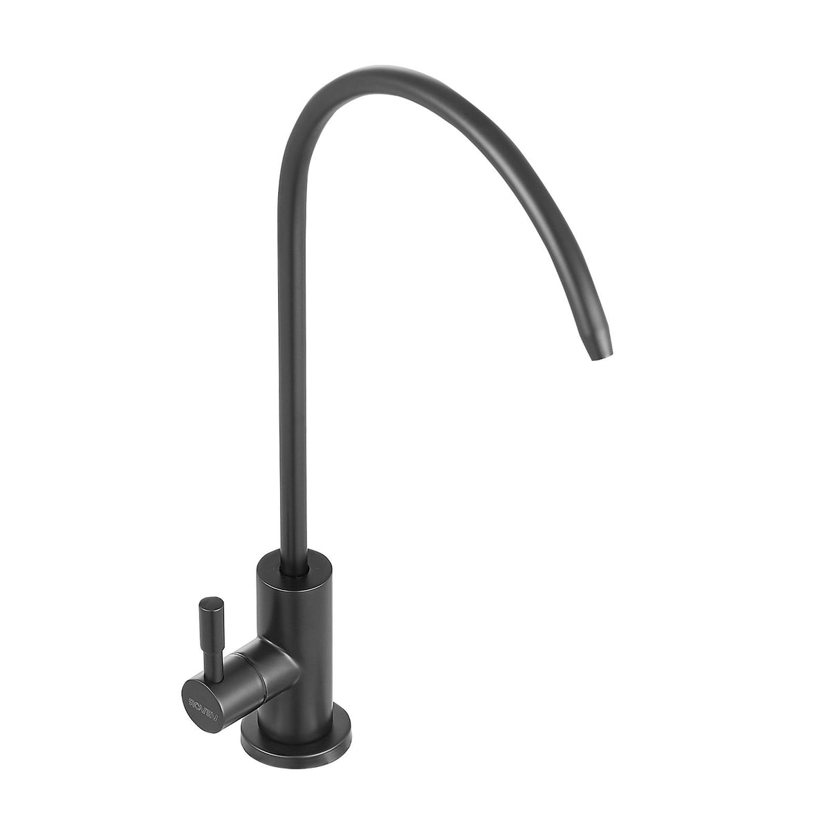 VEVOR Stainless Steel Faucet, Lead-Free Water Purifier Faucets, Reverse Osmosis Faucet with Solid Brass Valve, High Arch Drinking Water Faucets For Kitchen Sink, Bar Counter, Cafe Shop, Matte Black - BXGZTBSGLSLTIQIAA001V0 - view 10