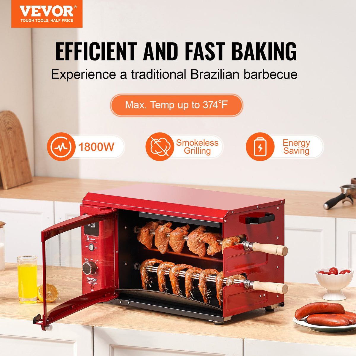 VEVOR Rotisserie Oven - Select Your Configuration - BXKRJ2CDRSPKYNQOYV1 - view 2