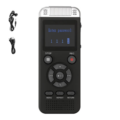 VEVOR Digital Voice Recorder, 128GB, Voice Activated Recorder with Playback, Audio Recording Device with Password USB, 8730 Hours of Storage 40 Hours of Continuous Recording, for Lectures, Meetings - BXLYJ1100MAH86SOMV9 - view 10