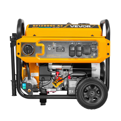 VEVOR Portable Generator, Gasoline 13500W Peak Watt, LPG 12000W Peak Watt & Natural Gas 11000W Peak Watt Tri-Fuel Generator, Home Backup Generators with Electric Start, Gas, LPG & Natural Gas Powered - BXSFDJSRLKYLTR139001V5 - view 10