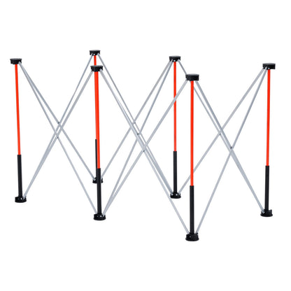 VEVOR Portable Folding Workstand, 4.15 x 2.18 ft Collapsible Workbench, 2500 lbs Weight Capacity, No Assembly Foldable Work Stand with Storage Bag, Table Top NOT Included, for Garage Workshop Outdoor - BXSGZTPPSL4F8JA6T001V0 - view 10