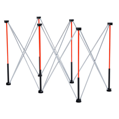 VEVOR Portable Folding Workstand, 4.16 x 2.18 ft Collapsible Workbench, 2500 lbs Weight Capacity, No Assembly Foldable Work Stand with Storage Bag, Table Top NOT Included, for Garage Workshop Outdoor - BXSGZTPPSL4FAB6G7001V0 - view 10