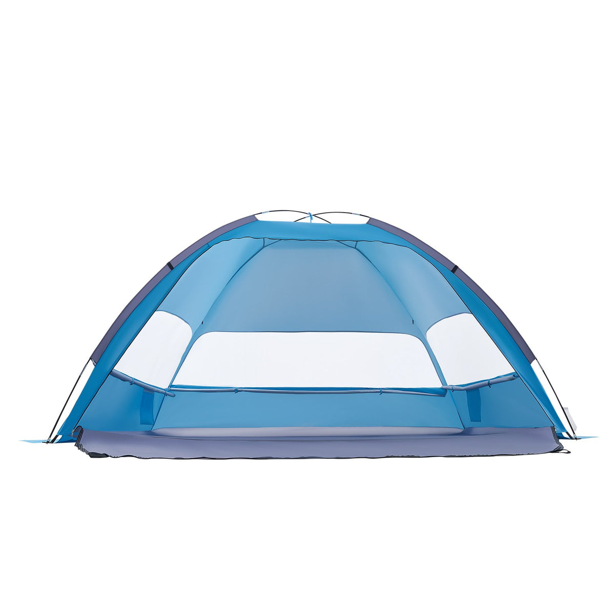 VEVOR Beach Tent Sun Shelter for 4 Person, UPF 50+ Protection, Portable Sun Shade Canopy with Carrying Bag & Sand Pockets, Lightweight and Easy Setup Beach Umbrella for Camping Fishing Outdoor Picnic - BXSHTZPDBJC4MORNX001V0 - view 10