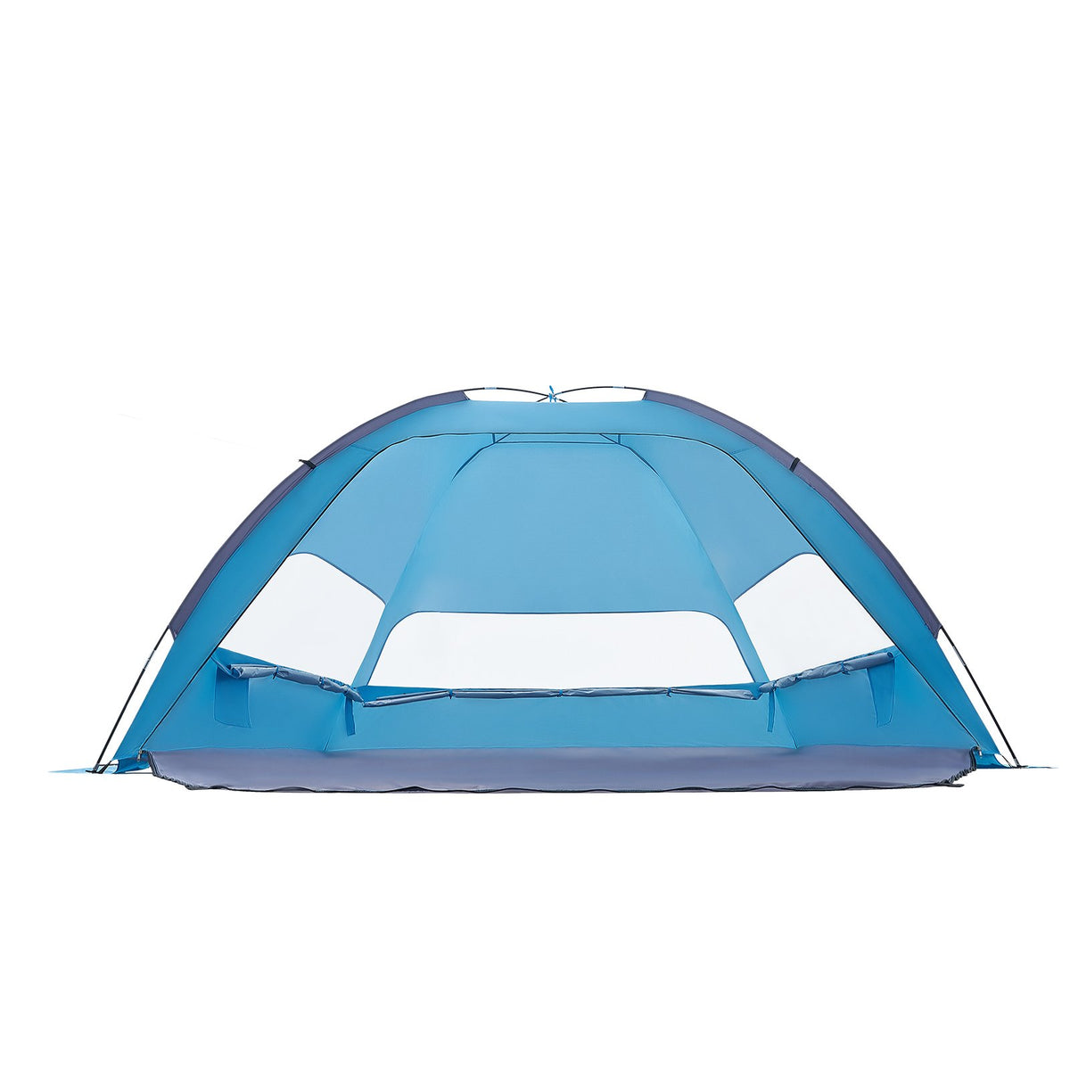 VEVOR Beach Tent Sun Shelter for 6 Person, UPF 50+ Protection, Portable Sun Shade Canopy with Carrying Bag & Sand Pockets, Lightweight and Easy Setup Beach Umbrella for Camping Fishing Outdoor Picnic - BXSHTZPDBJC6IOET9001V0 - view 10