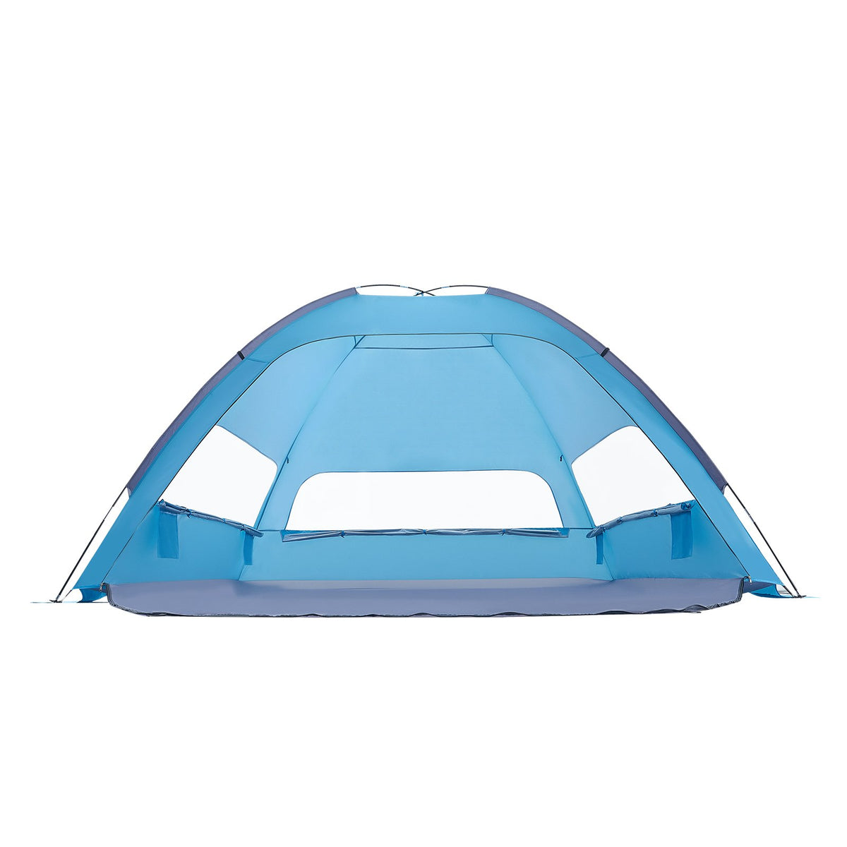 VEVOR Beach Tent Sun Shelter for 8 Person, UPF 50+ Protection, Portable Sun Shade Canopy with Carrying Bag & Sand Pockets, Lightweight and Easy Setup Beach Umbrella for Camping Fishing Outdoor Picnic - BXSHTZPDBJC84S34S001V0 - view 10