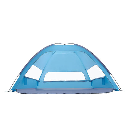 VEVOR Beach Tent Sun Shelter for 8 Person, UPF 50+ Protection, Portable Sun Shade Canopy with Carrying Bag & Sand Pockets, Lightweight and Easy Setup Beach Umbrella for Camping Fishing Outdoor Picnic - BXSHTZPDBJC84S34S001V0 - view 10