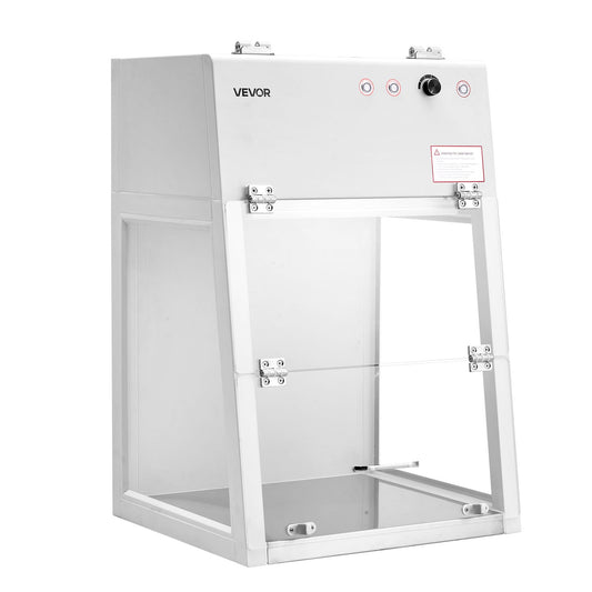 VEVOR Laminar Flow Hood, 20.08 x 20.47 x 23.62 inch Working Area Portable Clean Room, Meets ISO Class 5 Clean Room Standards, with HEPA-14 Filter and G1 Pre-Filter, for Medical and Laboratory Use - BXSJJS1829INJT2TM001V1 - view 1