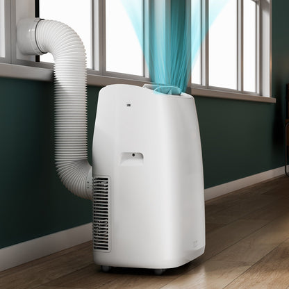 VEVOR 14,000 BTU Portable Air Conditioners, 3-in-1 Portable AC Unit with Remote Control, for 550-700 Sq.Ft, Cool/Dehumidifier/Fan Mode &Low Noise & Rich Accessories for Home/Office/Dorms, White (10,200 BTU SACC Rating) - BXSKDDL14000DI34UV1 - view 9