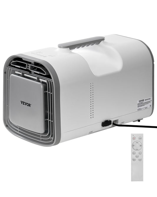 VEVOR Portable Air Conditioner, 4250 BTU 3-Speed Air Conditioning Unit with 24H Timer, Air Portable AC Adjustable from 16-32℃, Compatible with AC/DC, for Outdoor Tent Camping, RVs or Home Use, White - BXSLYKD4000BZZ5B5V1 - view 1
