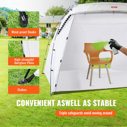 VEVOR Portable Paint Tent - Select Your Configuration - BXSP1208472IN2YDOV0 - view 3