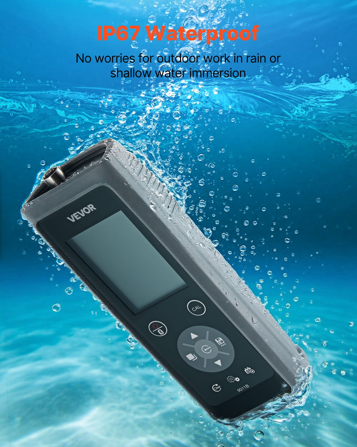 VEVOR Dissolved Oxygen Meter, 0.0-50.0 mg/L Measurement Range, Portable Dissolved Oxygen Tester Kit with 13.1 ft Electrode Cable, Bluetooth/USB Data Transfer, 750 Data Sets Storage, DO Meter for Ponds - BXSRYJBXS005SOMVE001V9 - view 5