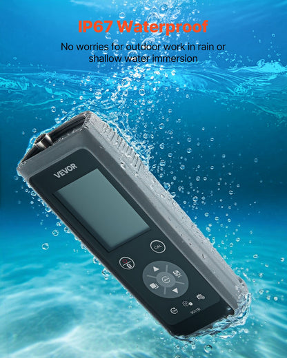 VEVOR Dissolved Oxygen Meter, 0.0-50.0 mg/L Measurement Range, Portable Dissolved Oxygen Tester Kit with 13.1 ft Electrode Cable, Bluetooth/USB Data Transfer, 750 Data Sets Storage, DO Meter for Ponds - BXSRYJBXS005SOMVE001V9 - view 5