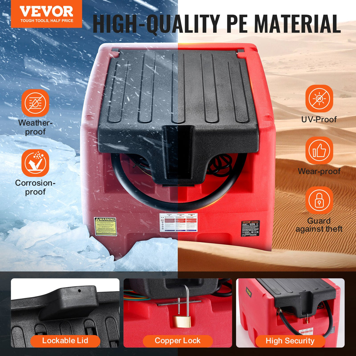 VEVOR Transfer Tanks - Select Your Configuration - BXSRYXHSSL48HT1Z8V9 - view 2