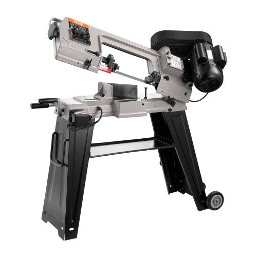 VEVOR Metal Horizontal Band Saw, 4 in x 6 in Rectangular Cutting Capacity, 110V Metal Vertical Cutting Bandsaw with 550W Motor, 0-45° Angle Adjustment, Variable Speed, for Metal, Wood, and Plastic - BXSSJSSPDJBKHTKDKV1 - view 2