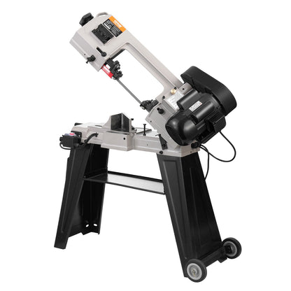 VEVOR Metal Horizontal Band Saw, 4 in x 6 in Rectangular Cutting Capacity, 110V Metal Vertical Cutting Bandsaw with 550W Motor, 0-45° Angle Adjustment, Variable Speed, for Metal, Wood, and Plastic - BXSSJSSPDJBKHTKDKV1 - view 10