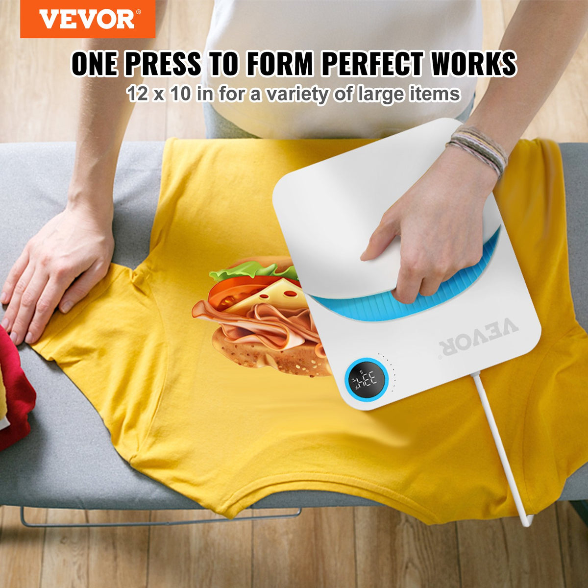 VEVOR Heat Press Portable - Select Your Configuration - BXSTHJYCD12105D9CV1 - view 2