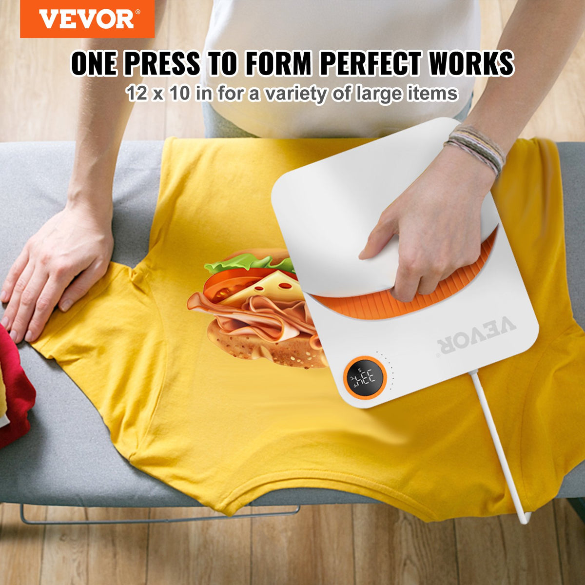 VEVOR Heat Press Portable - Select Your Configuration - BXSTHJYCD1210N9ICV1 - view 2