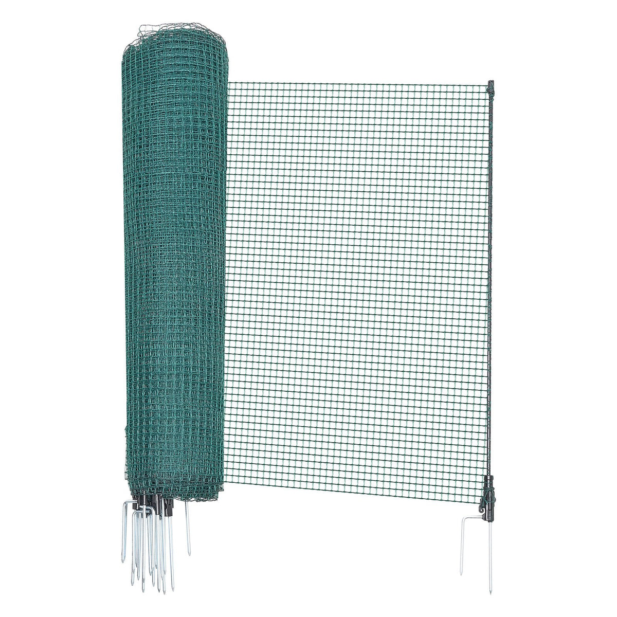 VEVOR Temporary Fence with Posts, 3 x 98.4 FT Plastic Mesh Fencing, Garden Safety Fences Netting with Double-Spike Stakes & Guy Ropes, Temporary Fence for Dogs, Chickens, Plants, Outdoor Yards - BXSWL30M09MB5SEMU001V0 - view 10