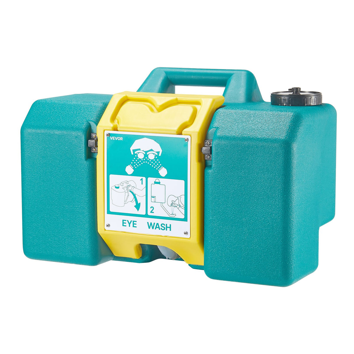 VEVOR Portable Eye Wash Station 8 Gal, OSHA-Approved Eyewash Station Wall-Mounted/On Flat Surface, Emergency Eye Wash Unit with 2 Sprays, First Aid Eyewash Units for Schools, Labs, Factories, Green - BXSXYQ20241JDB9IH001V0 - view 10