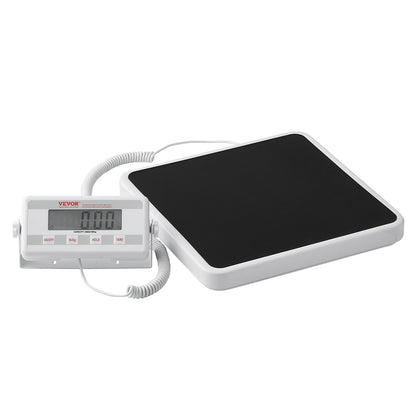 VEVOR Portable Medical Scale, Professional Digital Physician Scale for Weighing - with Anti-Slip Mat, 2 Units (kg/lb), Hold & Tare Function, 400LBS Capacity Physician Wight Scale for Gym Home Hospital - BXSYSCBSG400MRDEEV5 - view 1