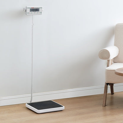 VEVOR Portable Medical Scale, Professional Digital Physician Scale for Weighing - with Anti-Slip Mat, 2 Units (kg/lb), Hold & Tare Function, 400LBS Capacity Physician Wight Scale for Gym Home Hospital - BXSYSCBSG400MRDEEV5 - view 9