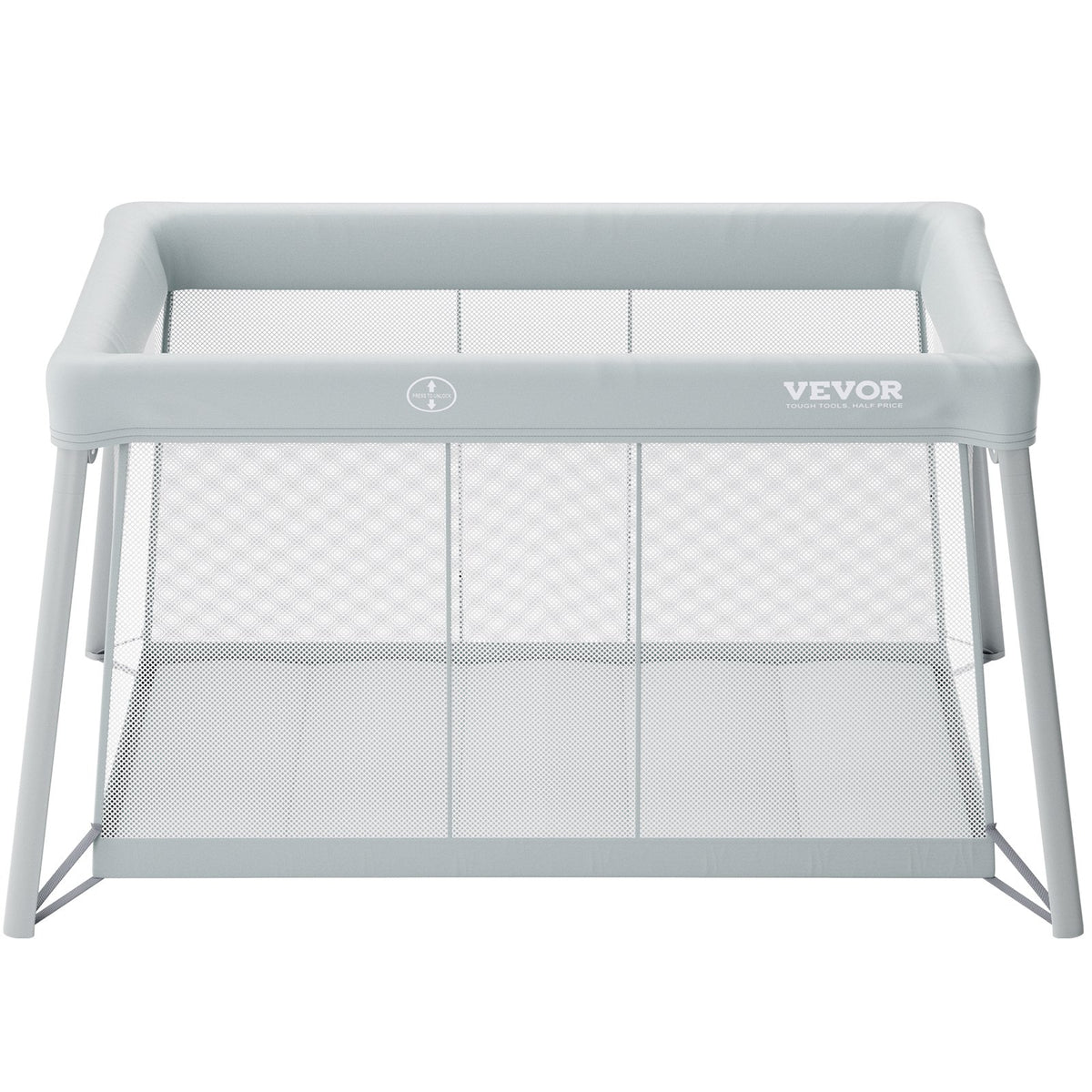 VEVOR Baby Travel Crib and Play Yard, Folding Baby Playpen with Soft Mattress Pad, Portable Toddlers Crib with Breathable Mesh and Travel Bag, Indoor/Outdoor Kid Activity Center for 0-36 Months Babies - BXSYXC4424INLEQTHV0 - view 10