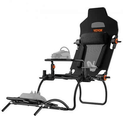 VEVOR Racing Wheel Stand Foldable For Logitech G923/G920/G29, Steering Wheel Stand & Foot Pedal Angle Adjustable,Portable Steel Driving Simulator Cockpit-Thrustmaster T248P, GT/Formula Mode Large Size - BXSZCDHKZDXKQ29WWV0 - view 2