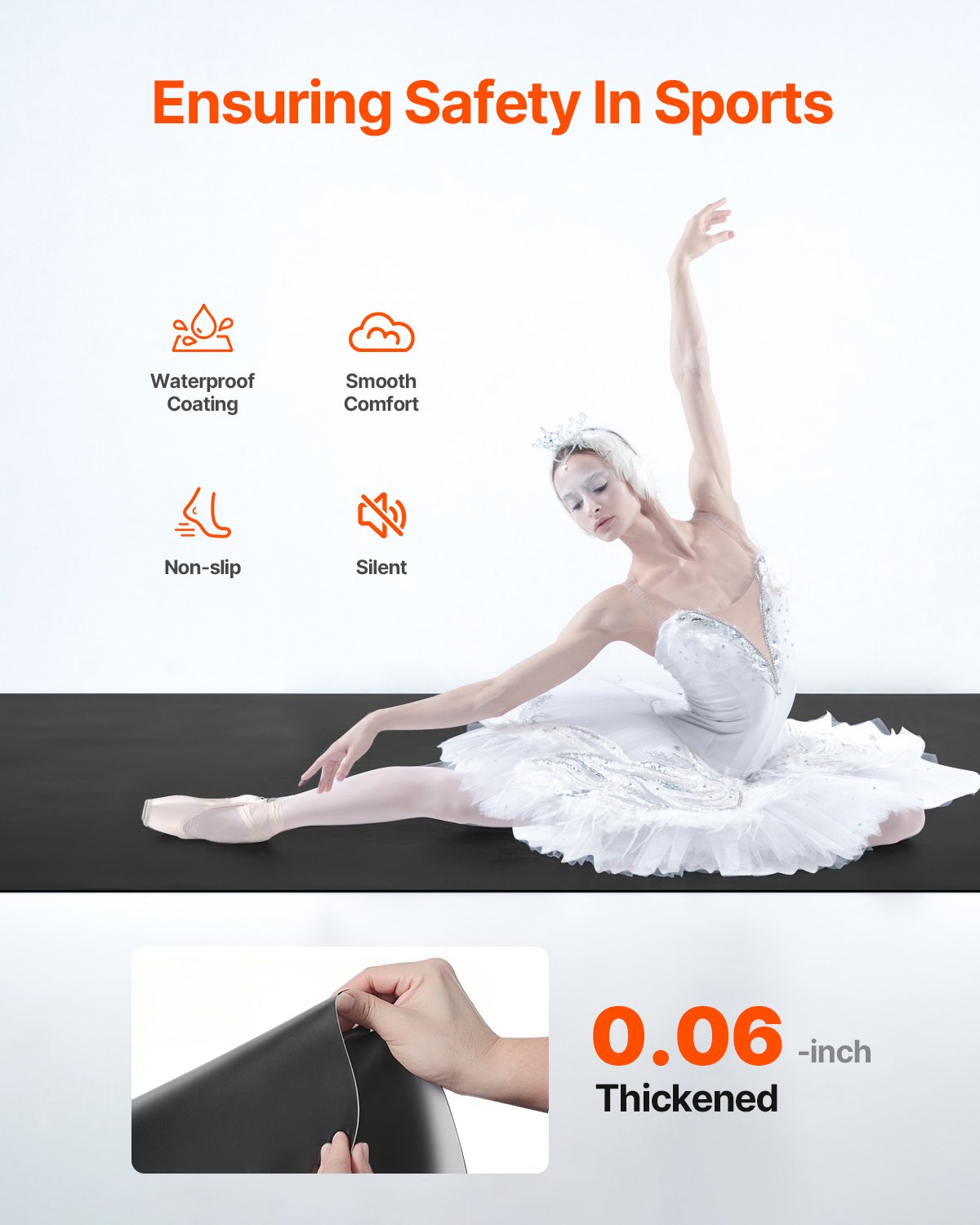 VEVOR Gym Floor Tiles - Select Your Configuration - BXWDDDHHPVC2SAF36V0 - view 3