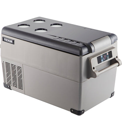 VEVOR 35L Portable Car Refrigerator Freezer, 12/24V DC & AC - view 1