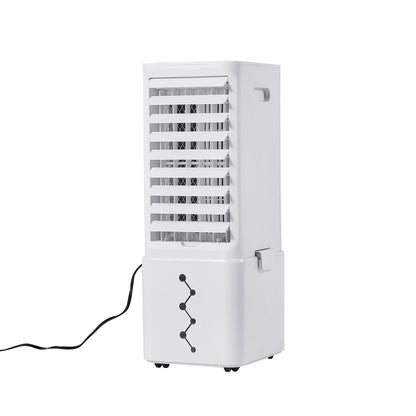 VEVOR Portable Air Conditioner, 9L 550 CFM Swamp Cooler Air Conditioner with 12H Timer & Remote Control, 3-Speed Evaporative Air Cooler with 2 Ice Boxes, Quiet & Movable, Ideal for Outdoor Indoor Use - BXZFLQQJJKBKLLPBQV1 - view 10
